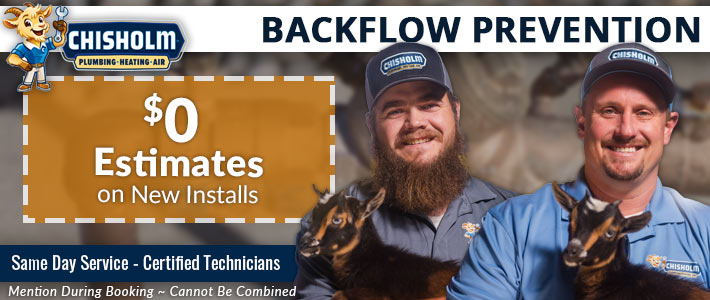 greenville BAckflow Prevention Chisholm Plumbing, Air & Electric