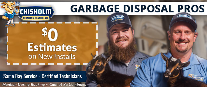 greenville garbage disposal Chisholm Plumbing, Air & Electric