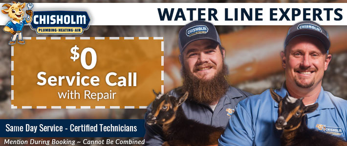 greenville water lines Chisholm Plumbing, Air & Electric
