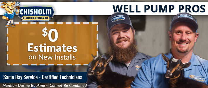 greenville well pumps Chisholm Plumbing, Air & Electric